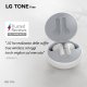 LG TONE Free FN6 White Cuffie Bluetooth True Wireless con custodia UVnano 12