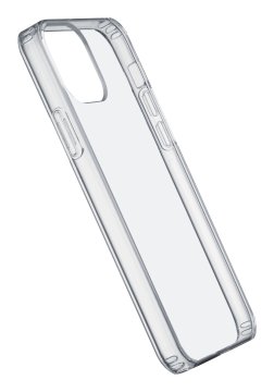 Cellularline Clear Strong - iPhone 12 Pro Max Custodia rigida con bordi in gomma
