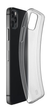 Cellularline Fine - iPhone 12 Pro Max Cover in gomma morbida ultra sottile e trasparente