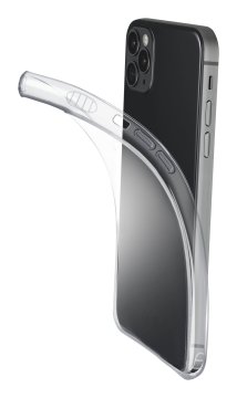 Cellularline Fine - iPhone 12 / 12 Pro Cover in gomma morbida ultra sottile e trasparente