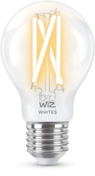 WiZ Lampadina Smart Filament Dimmerabile Luce Bianca da Calda a Fredda Attacco E27 60W Goccia