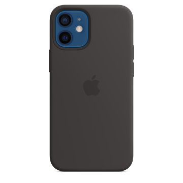 Apple Custodia MagSafe in silicone per iPhone 12 mini - Nero