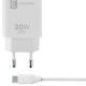 Cellularline USB-C Charger Kit 20W - USB-C to USB-C - iPad Pro (2018 or later) and iPad Air (2020) Caricabatterie da rete USB-C 20W per la carica alla massima velocità di iPad Pro (2018 e successivi)  2