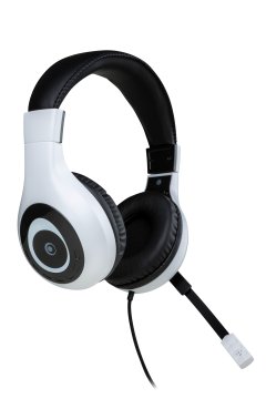 Bigben Interactive Wired Stereo Gaming Headset V1 Cuffie Cablato A Padiglione Nero, Bianco