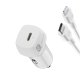Cellularline USB-C Car Charger Kit 20W - USB-C to Lightning - iPhone 8 or later Caricabatterie da auto USB-C 20W per la carica alla massima velocità di iPhone 8 e successivi con cavo USB-C to Lightnin 3