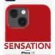 Cellularline Sensation - iPhone 13 Custodia in silicone soft touch con tecnologia antibatterica Microban® integrata 7