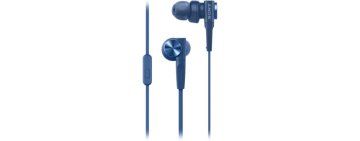 Sony MDR-XB55AP Cuffie Cablato In-ear Blu