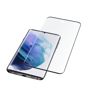 Cellularline Impact Glass Curved - Galaxy S22 Ultra Vetro temperato curvo, resistente e ultra sottile