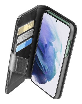 Cellularline Book Agenda - Galaxy S22+ Eleganza e funzionalità in un’unica soluzione - con tecnologia antibatterica Microban® integrata