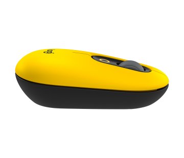 Logitech POP Mouse Wireless con Emoji personalizzabili, Tecnologia SilentTouch, Precisione e Velocità, Design Compatto, Bluetooth, USB, Multidispositivo, Compatibile OS - Blast