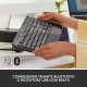 Logitech 920-010915 tastiera Ufficio Bluetooth QWERTY Italiano Grafite 11