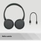 Sony Cuffie Bluetooth wireless WH-CH520 - Durata della batteria fino a 50 ore con ricarica rapida, stile on-ear - Nero 13