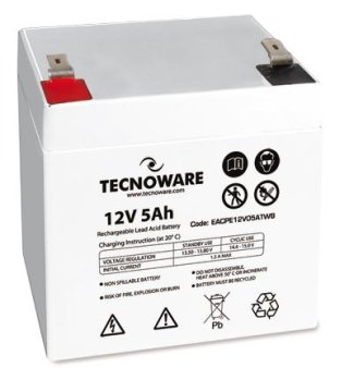 Tecnoware 5Ah Lead Acid Acido piombo (VRLA) 12 V