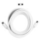 Ekon ECAN100MFW cavo coassiale 10 m 9.5 mm Bianco 2