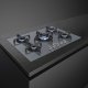 Smeg Cucina PV275S piano cottura Argento Da incasso 72 cm Gas 5 Fornello(i) 3