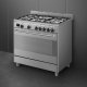 Smeg Master BG91X2 cucina Elettrico Gas Acciaio inox 4