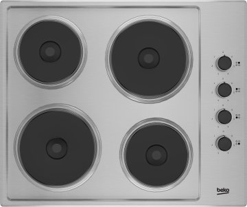 Beko HIGE64100X piano cottura Acciaio inox Da incasso 61 cm Piastra sigillata 4 Fornello(i)