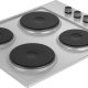Beko HIGE64100X piano cottura Acciaio inox Da incasso 61 cm Piastra sigillata 4 Fornello(i) 3