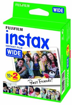 Fujifilm Instax Wide Film pellicola per istantanee 20 pz 108 x 86 mm