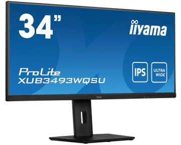 iiyama ProLite XUB3493WQSU-B5 Monitor PC 86,4 cm (34") 3440 x 1440 Pixel UltraWide Quad HD LED Nero