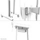 Neomounts FL55-875WH1 Carello TV 55-100