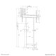 Neomounts WL55-875BL1 Supporto da pavimento per TV 55-100