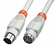 Lindy Apple Mac Serial Port Extension Cable, 2m cavo parallelo Grigio