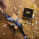 Brother TZE-RN34 nastro per etichettatrice Oro su blu navy 7