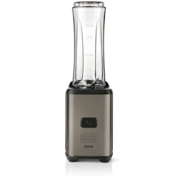 Nero & Decker BXJBA350E Sbattitore con base 350 W Grigio, Trasparente