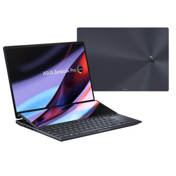 ASUS Zenbook Pro 14 Duo OLED UX8402ZE-M3026W Intel® Core™ i7 i7-12700H Computer portatile 36,8 cm (14.5") Touch screen 2.8K 16 GB LPDDR5-SDRAM 1 TB SSD NVIDIA GeForce RTX 3050 Ti Wi-Fi 6E (802.11ax) W