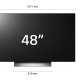 LG OLED evo 48'' Serie C3 OLED48C34LA, TV 4K, 4 HDMI, SMART TV 2023 15