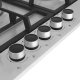 Beko HIAW75225SXE piano cottura Acciaio inox Da incasso 75 cm Gas 5 Fornello(i) 6