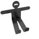 Meliconi My Bike Supporto fisso da bicicletta a parete per pedale, universale 5