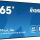 iiyama LH6554UHS-B1AG visualizzatore di messaggi Pannello piatto per segnaletica digitale 165,1 cm (65