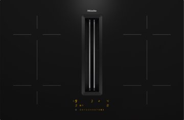 Miele KMDA 7473 FL-U Nero Da incasso Piano cottura a induzione 4 Fornello(i) Cappa da incasso