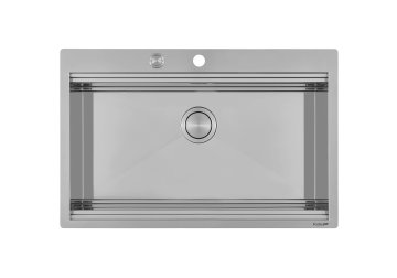 VASCA MILANELLO 750X374 CON BANCO RUBINETTERIA - 1