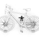 Meliconi My Bike Supporto fisso da bicicletta a parete per pedale, universale 6