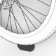 Meliconi My Bike Supporto fisso da bicicletta a parete per pedale, universale 8