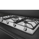 Smeg SRV596O piano cottura Acciaio inox Da incasso 90 cm Gas 5 Fornello(i) 4
