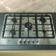 Whirlpool TKRL 761 IX K Acciaio inox Da incasso 75 cm Gas 5 Fornello(i) 7