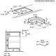 Electrolux KCC83443CK Piano ad induzione con cappa integrata Bridge con eXtractor versione filtrante 32