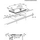 Electrolux KGG643753K Piano cottura Serie 800 Flamelight 60cm 30