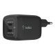 Belkin CARICABATTERIE DA PARETE DOPPIO GAN USB-C PPS 65W 3