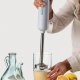 Ariete 601 Pimer 3in1, 700 W, 2 velocità, Lama in acciaio inox, Gamba removibile, Bicchiere trasparente, Bianco & Celeste 5