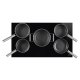 Smeg Universal Classica Piano di cottura SI1M4954D Nero 6