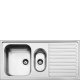 Smeg LLR102-2 lavello Lavello montato su piano Rettangolare Acciaio inox 2