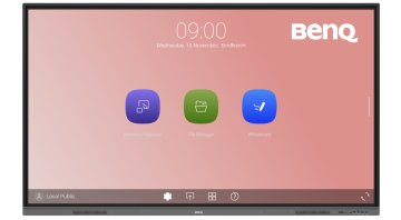 BenQ RE7503 Pannello piatto interattivo 190,5 cm (75") LED 400 cd/m² 4K Ultra HD Nero Touch screen Processore integrato Android 11 18/7