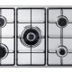 De’Longhi FLA 59 DD piano cottura Acciaio inox Da incasso 86 cm Gas 5 Fornello(i) 2