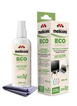 Meliconi Eco Spray LCD/LED/Plasma, Obiettivi/Vetro, Telefono cellulare/smartphone, Computer portatile, PC, Tablet PC Spruzzo per la pulizia dell'apparecchiatura 200 ml