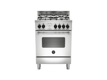 Bertazzoni La Germania Americana AMN664EXT cucina Elettrico Gas Acciaio inox